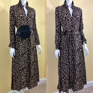Zara Leopard Shirtdress